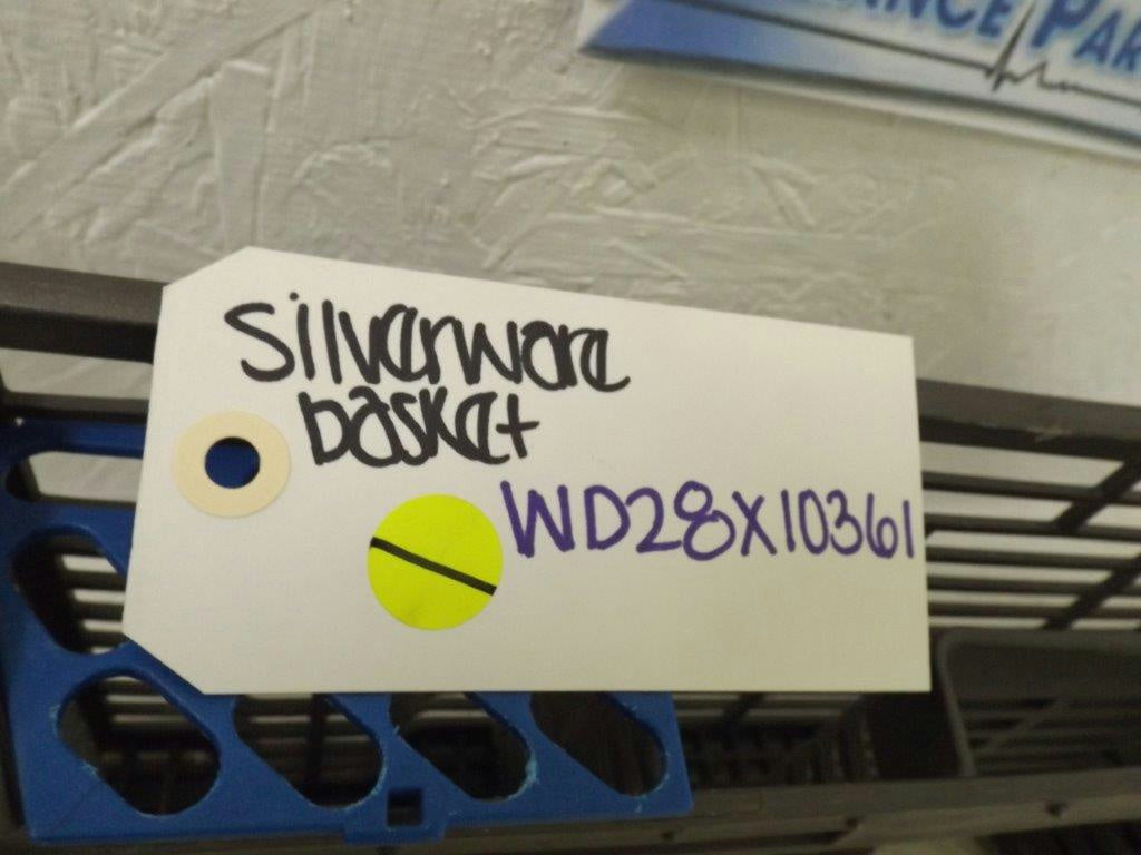 GENERAL ELECTRIC DISHWASHER WD28X10361 UTENSIL TRAY USED GENERAL ELECTRIC DISHWASHER WD28X10361 UTENSIL TRAY USED